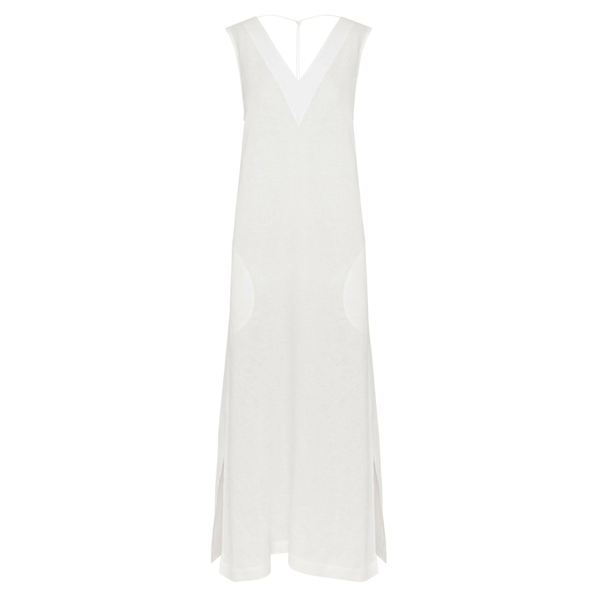 Sleeveless V Dress | Sample.