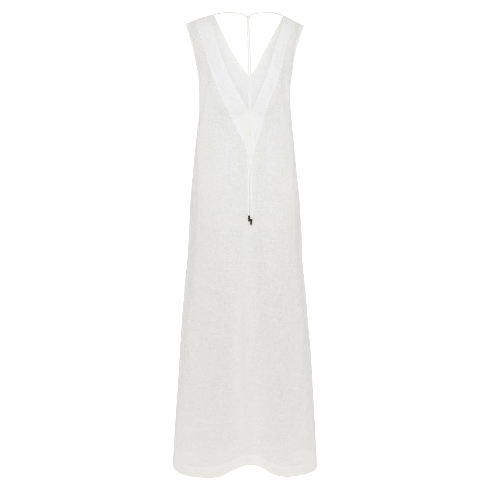 Sleeveless V Dress | Sample.