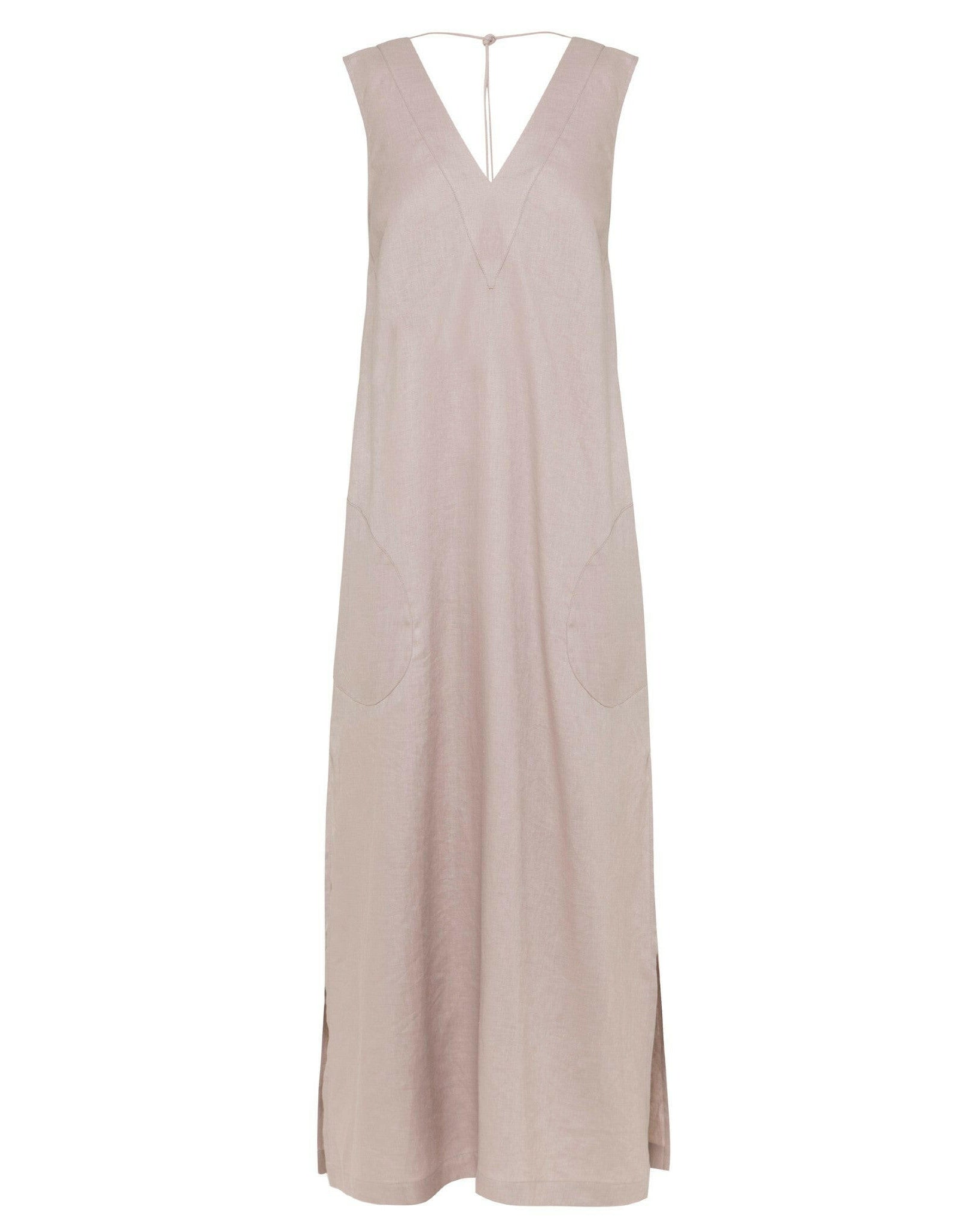 Sleeveless V Dress | Sample.
