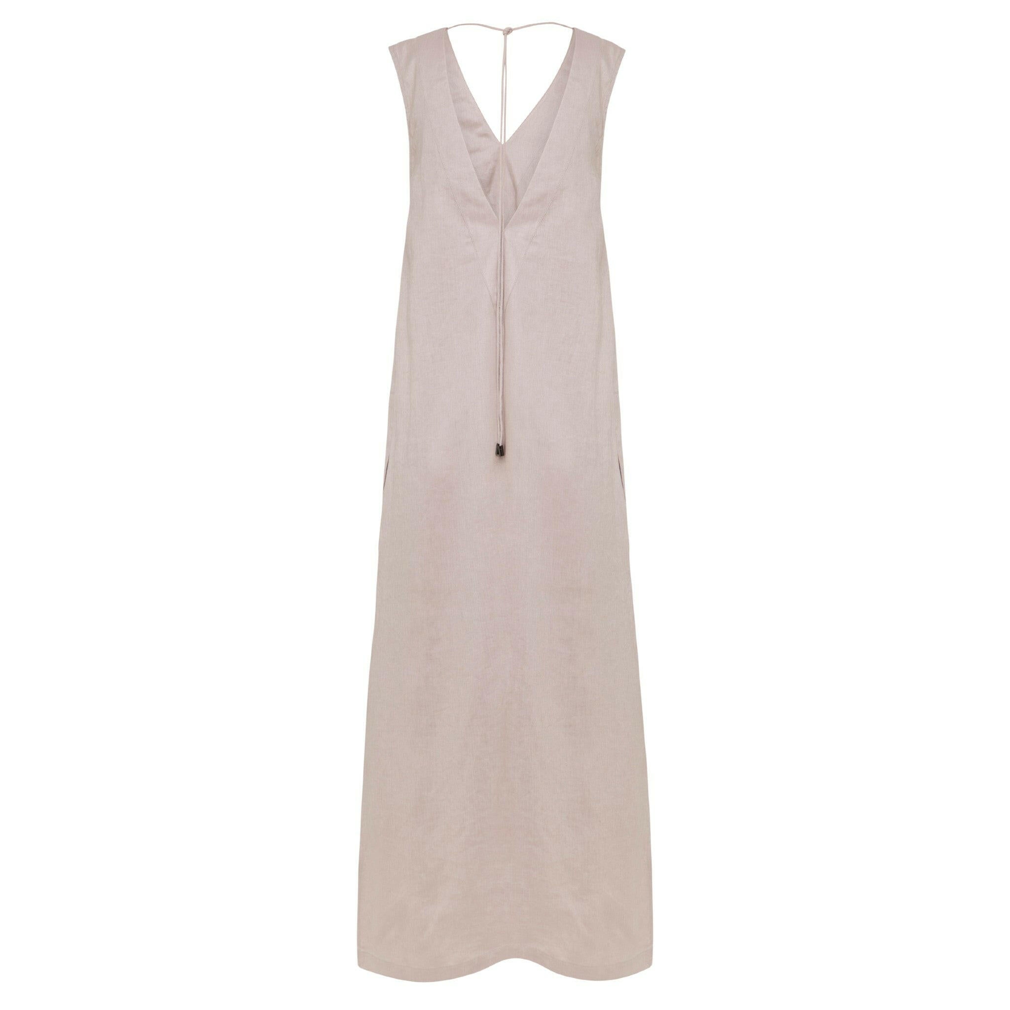 Sleeveless V Dress | Sample.